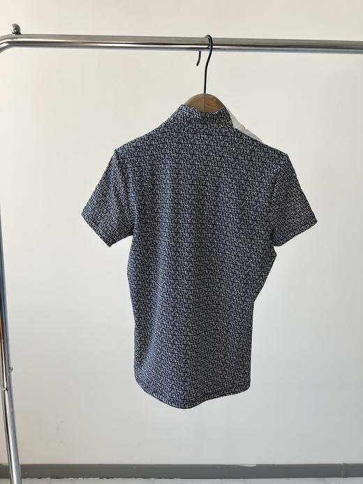 25新款LYN X半高领打底衫，韩国🇰🇷客供面料，有弹力，有质感，洋气显瘦的印花面料，胸前立体LOGO彰显品质，肩部拼接设计！ 商品图5