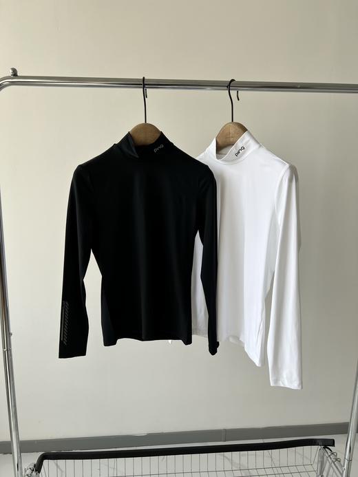 PI NG半高领高尔夫🏌‍♀打底衫，纯原单货，韩国🇰🇷客供面料，四面弹，舒服透气性好，运动健身或者日常穿都超舒服，经典的半高领设计，百搭！ 商品图0