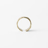 ROMI STUDIO 铜合金戒指 “法式优雅”电镀开口环装戒指 24SSS265 商品缩略图5