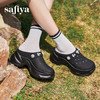 预售|Safiya/索菲娅2025时尚珍珠水钻松糕厚底外穿包头休闲洞洞拖鞋SFD2110404 商品缩略图3