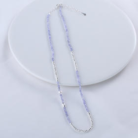 【宏艺珠宝】薰衣草畔坦桑石·银s925项链