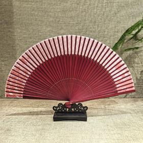 红骨三七花扇°（图案颜色随机）