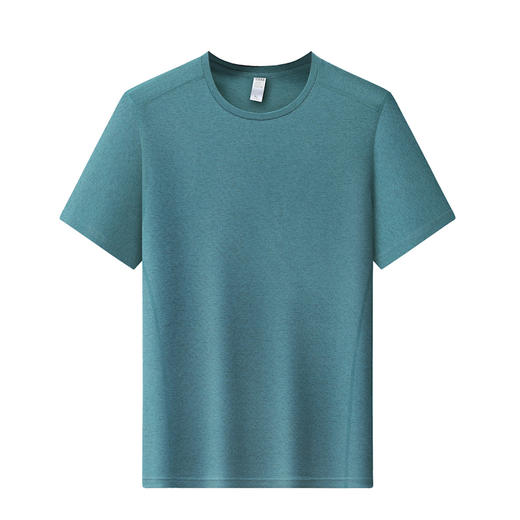 【速干】【DH】大依优型大码短袖T恤圆领加肥加大男士大号透气舒适夏季半袖上衣 商品图5