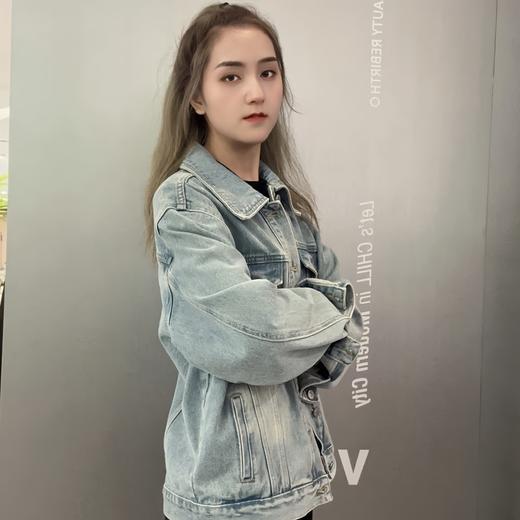 ZS复古做旧牛仔外套41228春季335061142485 商品图2