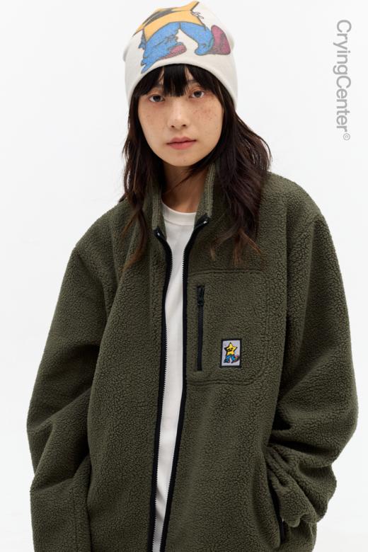 CryingCenter 星星人高领摇粒绒外套 哭喊中心 商品图5