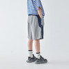 【代发】男童出芽拼接五分裤 蓝汽水夏季休闲短裤轻量化宽松运动灰色 商品缩略图4