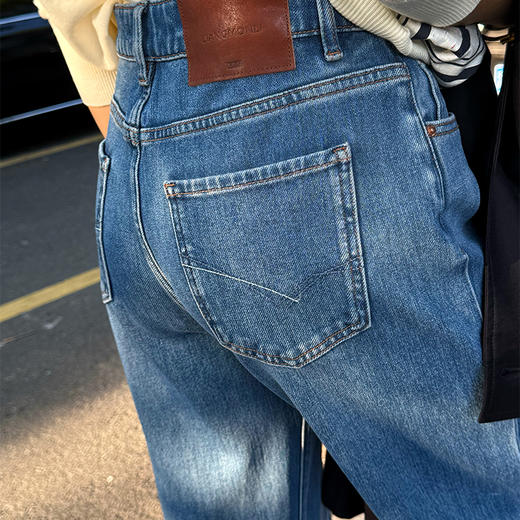 【不换不退】良木礼修身微喇牛仔裤(50807) 商品图4