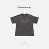 COCO ZONE刘一一 【波嬉风】定位印花全棉针织短袖T恤CD2A0901 商品缩略图0