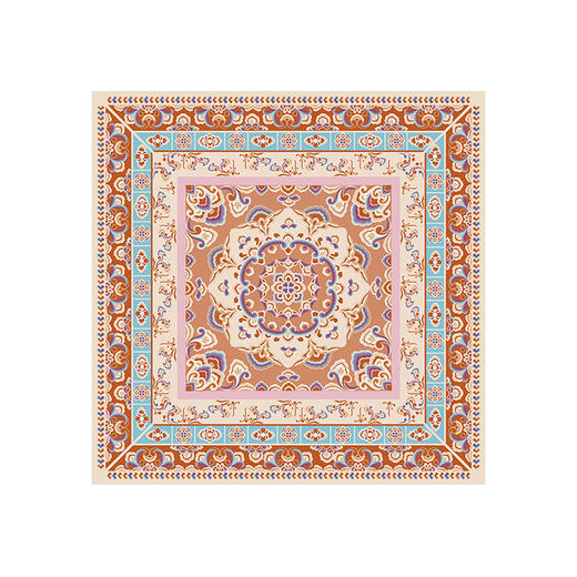 敦煌研究院 【双面印花方巾】 丝巾女围巾披肩高级感时尚百搭生日礼物 商品图3