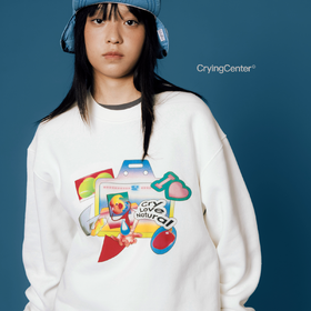 CryingCenter  社畜鹦鹉的ID卡加绒卫衣 哭喊中心