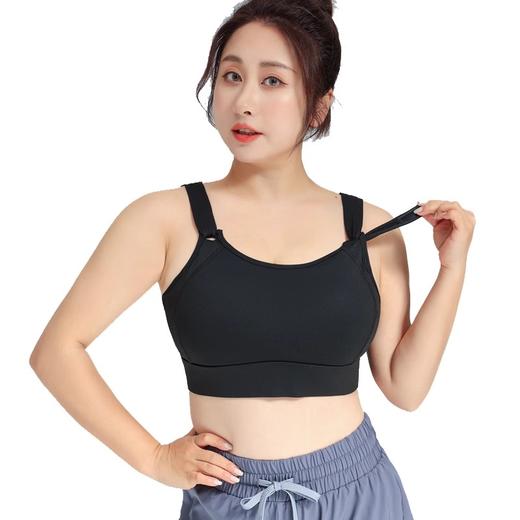 跃牌【安琪拉系列】新款大码运动内衣女高强度健身瑜伽服胖MM一体杯文胸WX288 商品图4