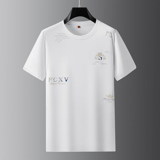 【棉质】【DWP】大依优型大码短袖T恤圆领体恤加肥加大男士大号透气舒适夏季半袖 商品图1