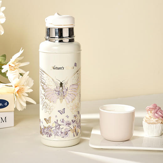 大英博物馆 博物志系列 蝴蝶翩翩复古 保温杯 商品图2
