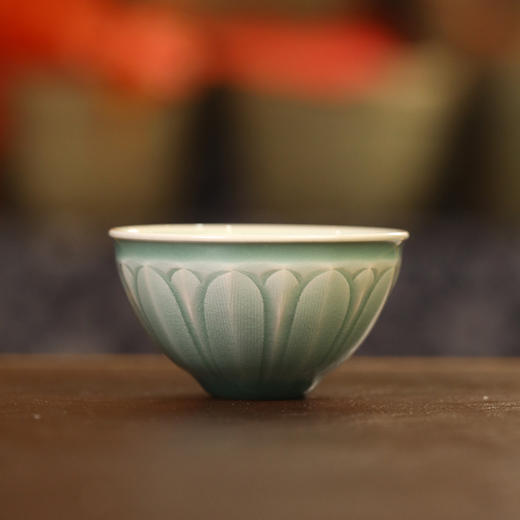 杨盛侃 莲瓣 梅子青 梅花杯 盈盈润润 商品图1
