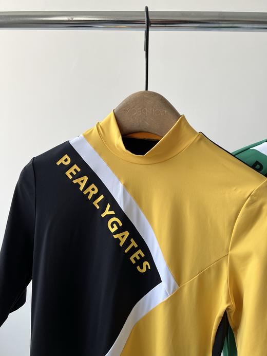 PG原单半高领打底T，纯纯的原单货，超级好看的拼接设计，显瘦，胸前立体LOGO，细节显品质！数量不多！ 商品图4