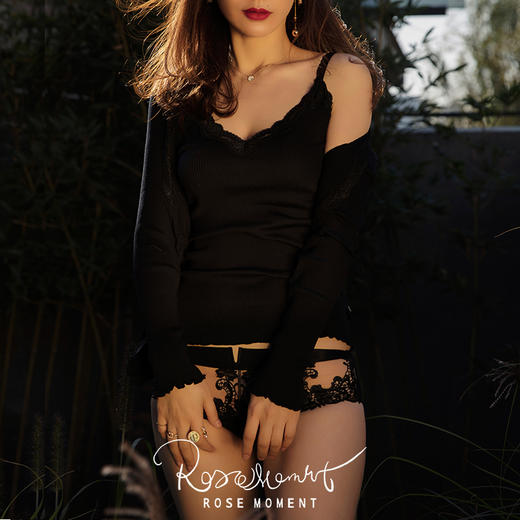 舒适百搭真丝针织基础款吊带背心开衫 Z92101 商品图4