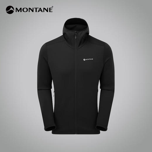 MONTANE 盟泰恩FURY抓绒衣男 轻便透气高弹连帽外套 户外徒步舒适四面弹 商品图5