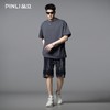 PINLI品立2025夏季新款纯色简约百搭短袖T恤男士潮牌宽松休闲上衣GD252111333 商品缩略图2