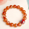 易祈吉祥天然冰飘南红手串大漆珠手链文玩属火系列饰品送礼礼物 商品缩略图5