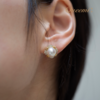 「‌华灯初上」18K黄珍珠钻耳钉 商品缩略图0