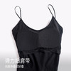 靴下物黑色细肩带美背吊带文胸一体带胸垫女夏季薄款内搭打底背心 商品缩略图3