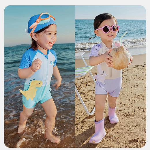 【UPF50+防晒】迷你巴拉泳衣男女童亲肤柔弹萌趣夏季2025新款 商品图2