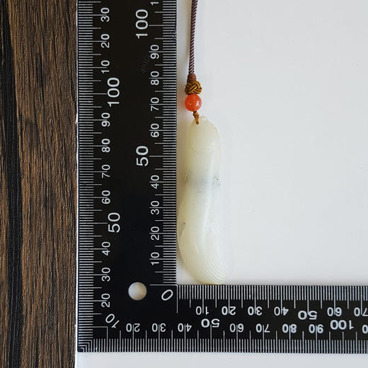 【天然正品】天然籽料细腻无纹裂鱼型（年年有余）和田玉吊坠项链女性现售价：2480！220325AH16 商品图3