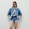 lost in echo2025春夏新款经典扣袢简约廓形显瘦渐变牛仔短外套 商品缩略图1