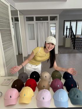 外贸拉夫小马刺绣棉质棒球帽牛仔鸭舌帽男女情侣百搭