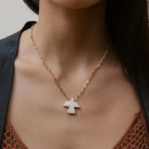 订购8周到｜Elise Tsikis-Pursley-多色 雄鹰 吊坠 项链［法国设计师］ 商品图0