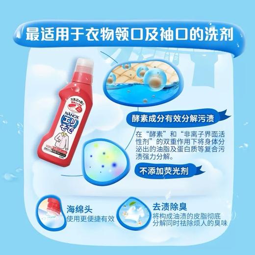 日本狮王衣领净衣服袖口去渍清洁剂250g 商品图2