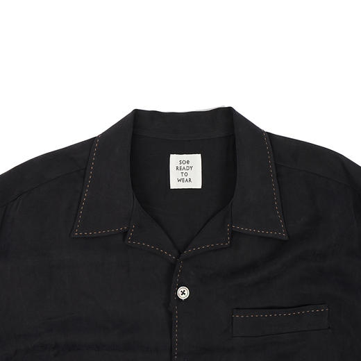 SOE Boxy H/S Shirts Jacket 宽松垂坠廓形短袖衬衫 商品图1