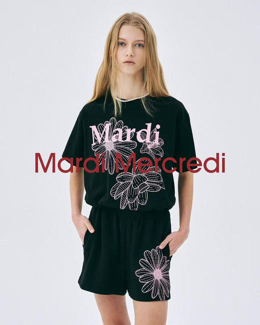 𝐦𝐚𝐫𝐝𝐢新款情侣𝐭𝐞𝐞 商品图2