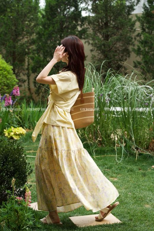 【门店同款】ENJOY夏季“悠然之境”晕染油画伞裙 162279139 商品图2