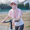 夏季冰丝防晒面罩全脸女护额颈防紫外线连帽透气户外骑行面罩 商品缩略图1