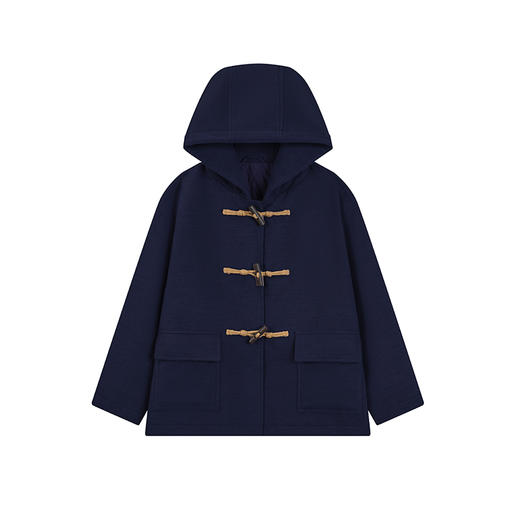 CryingCenter 学院牛角扣毛呢厚外套 哭喊中心 商品图3