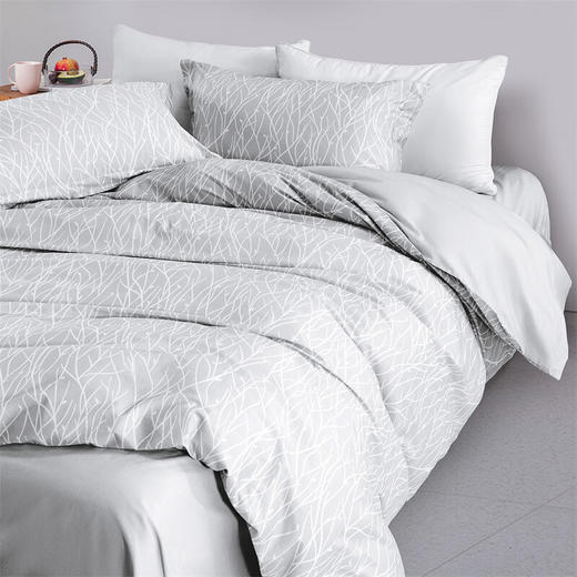 (分2个包裹发货）水星家纺全棉四件套DH【线下专柜同款】 花漾云汐 200cm×230cm/套+水星家纺全棉四件套DH【线下专柜同款】 琉光织梦 200cm×230cm/套【鲜知30.0】 商品图3