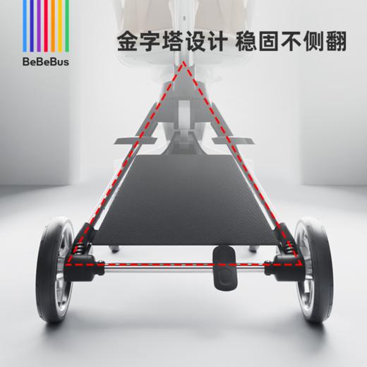BeBeBus蝴蝶通娃儿童推车CBS003 香槟金 商品图2