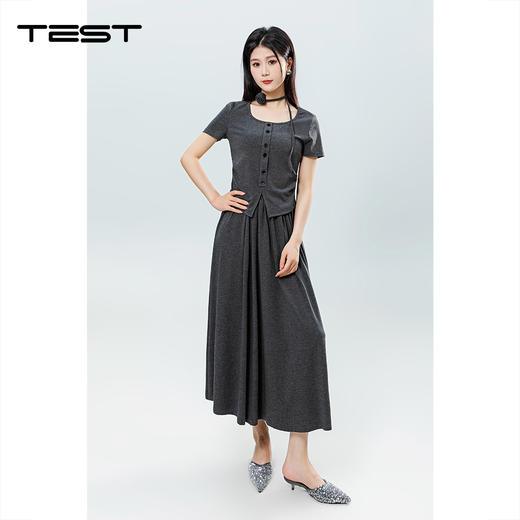 夏上新时尚修身优雅显瘦套装裙4252026 商品图3