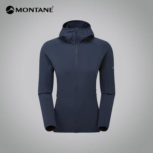 MONTANE 盟泰恩PROTIUM户外运动连帽抓绒衣时尚女款山地徒步透气弹力修身 商品图4