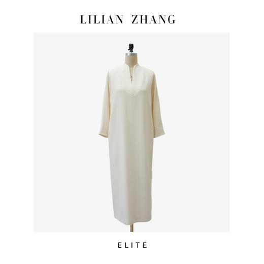 E-“定制”静奢风、都市摩登—— 娴雅 oversize连袖长连衣裙 2401240 商品图2