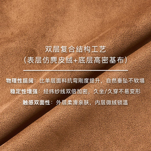 lost in echo2025春夏新款吊带仿麂皮绒复古时尚解构A字连衣裙女 商品图2