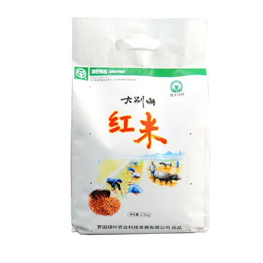 罗田 楚天绿叶 大别山红米2.5kg/袋 商品图4