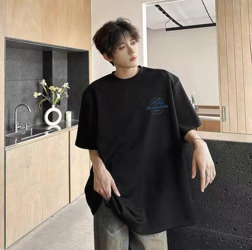 工厂直促价【100%棉】情侣（小山-侧标）柯式印花短袖T恤-喜出 商品图3