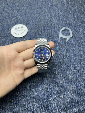 C厂劳力士日志型41mm 蓝色盘 3235机 五珠链 904L钢 男士腕表