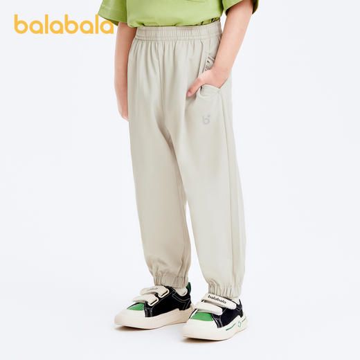 巴拉巴拉儿童长裤男童裤子夏季女童防蚊裤宽松中幼童束脚裤百搭潮 商品图0