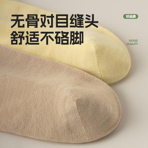 夏季女款7A级抑菌新疆棉纯棉短袜 抗菌防臭透气无骨船袜 商品图2