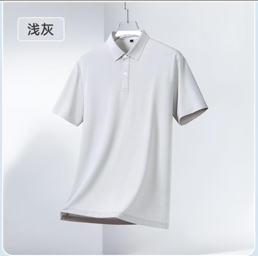 【棉麻纯色翻领短袖POLO衫】夏季新款7A抗菌短袖T恤  男女同款 商品图7