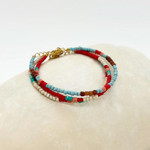 订购8周到｜Elise Tsikis-Caney-绿松石 石榴石 白松石 手链［法国设计师］ 商品图4