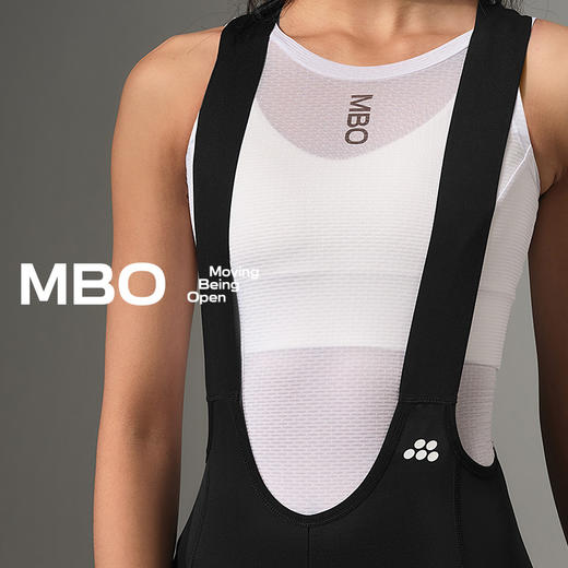 MBO女子背带骑行裤短裤 T523性能美学背带骑行三分裤（经销商专拍链接，非经销商拍单不发货) 商品图9